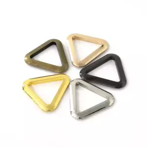 Metal Ring - Flat Cast Triangle