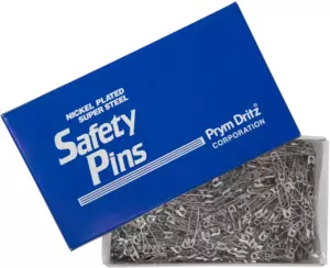 2 Inch Safety Pin (Size #3) Gold-Tone, Metal (144 Pieces)