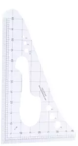 Tailor's Rule, Multiuse, 1/4 centimeter scale