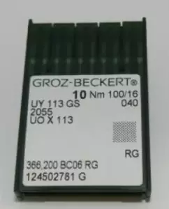 GROZ-BECKERT - UY 113 GS/2055 Chromium Sewing Machine Needles