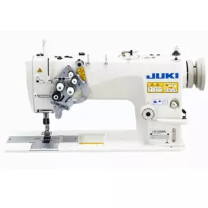 JUKI LH-3568 2 Needle Semi-Dry-Head Lockstitch Machine With Organized Split Needle Bar With Table and Servo Motor