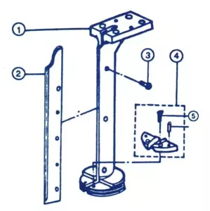 Throat Plates w/Screws & Pins for Eastman Straight Knife Cutting Machines, 79C4-12