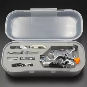8-piece Snap-on Presser Foot Kit (with adapters for high & low shank sewing machines)