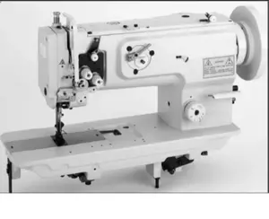 Yamata FY-1508NH Heavy Duty Single Needle Walking Foot Industrial Sewing Machine With Table and Servo Motor