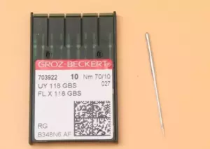 GROZ-BECKERT - UY 118 GBS/FLX118 GBS  Chromium Sewing Machine Needles
