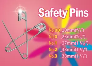 Uxcell 2.17 Inch Large Metal Sewing Pins Safety Pins for Office Home Gold  Tone 15 Pack 