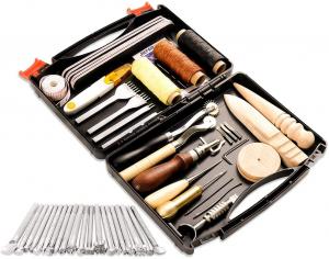 54 Piece Leather Working Tool Supply Kit