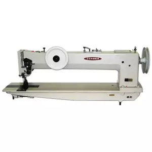 Consew 7360RH Straight Stitch Industrial Sewing Machine - Table/Motor/Stand  Set