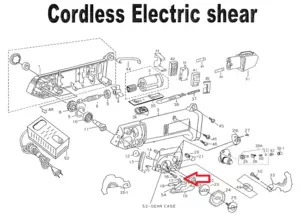 Screw for Micro Top MB-60, Emery EC-360, MB-360, Consew 501P, Bosch 1925, Eastman Rechargeable