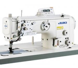 JUKI LU-2810-7 1 Needle Unison Feed Lockstitch with Vertical-axis Large Hook Industrial Sewing Machine With Table and Direct Drive Motor