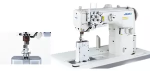 JUKI PLC-2765 Large Hook Post-bed Unison-feed Vertical-axis Lockstitch Industrial Sewing Machine With Table and Servo Motor