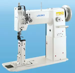 JUKI PL980 Series Post-Bed Lockstitch Industrial Sewing Machine With Table And Servo Motor