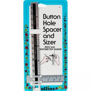 Button Hole Spacer and Sizer