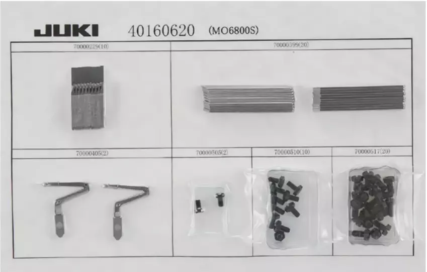​​Spare Parts Kit - JUKI MO-6800