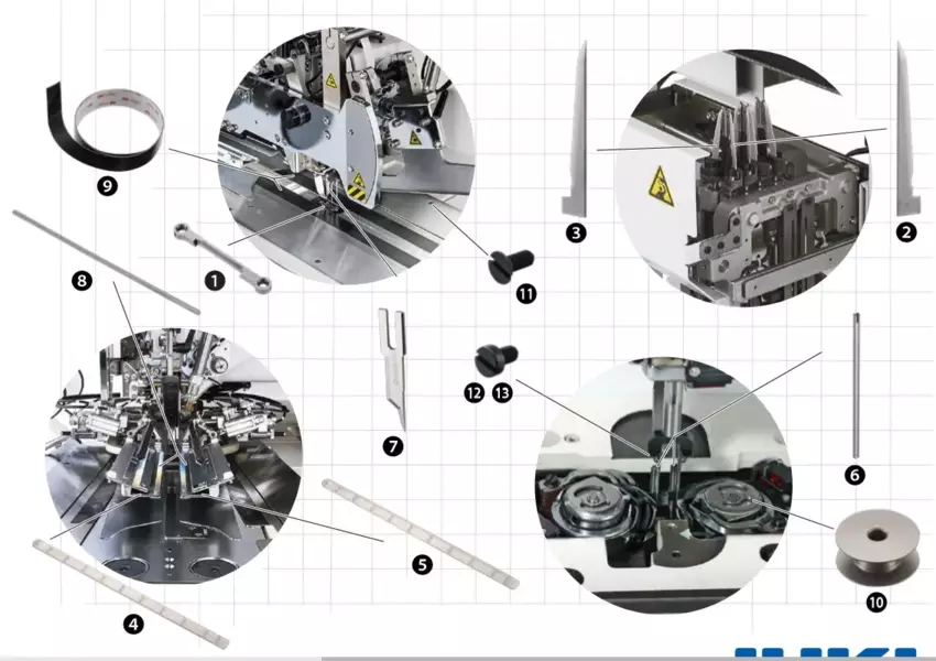 Spare Parts Kit - JUKI APW-895 (N)/896 (N)