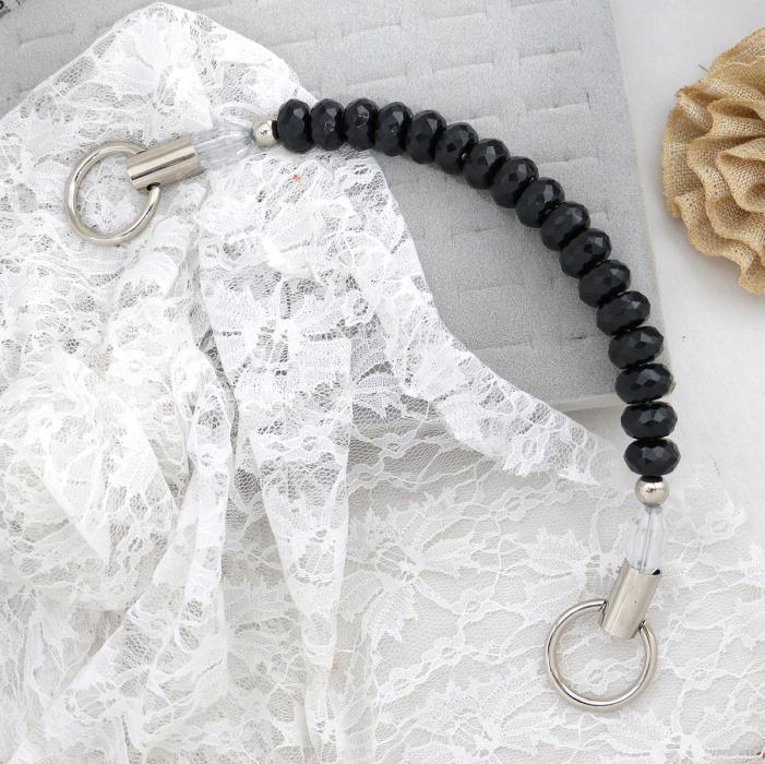 Purse Handle Beaded Black 15" GoldStar Tool