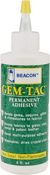 Beacon Gem-Tac Permanent Adhesive - 2 & 4 OZ