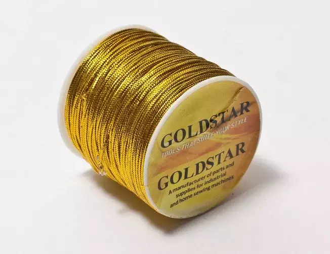 Metallic Sewing Cord - GOLD OR SILVER (55 yards)