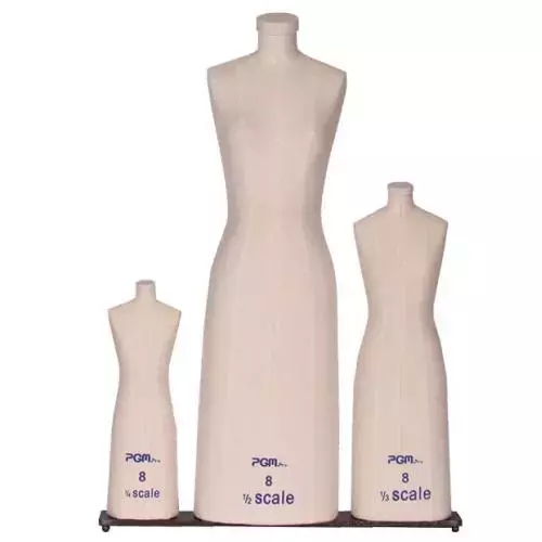 Mini Scale Ladies Dress Form Set  #PGM-615