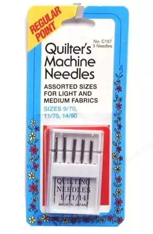 Quilter's Machine Sewing Needles Assorted 5 Pack