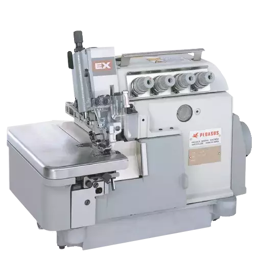 Pegasus EX3215H-A05/535 Fully Automatic Overedger & Safety Stitch Industrial Machine With Table and Servo Motor