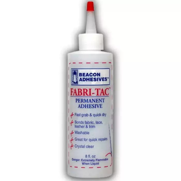 Beacon Fabri-Tac Permanent Adhesive 2oz, 4oz, 8 oz