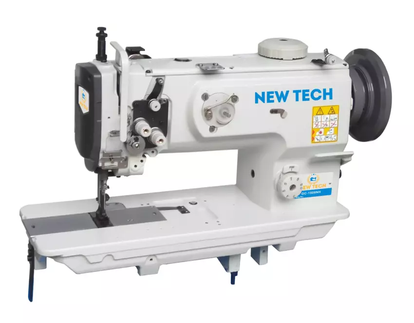 New-Tech GC-1508NH Extra Heavy Duty Single Needle Unison Feed Walking Foot Machine With Vertical-axis Large Hook With Table and Servo Motor
