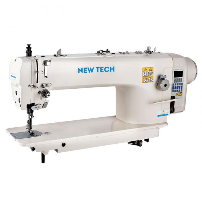 New-Tech GC-9922A Triple Feed Heavy Duty Single Needle Drop Feed Lockstitch​ Upholstery Industrial Sewing Machine With Table and Built In Direct Drive Servo Motor