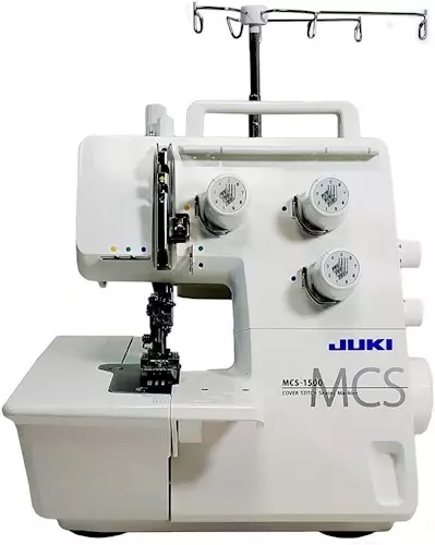 JUKI MCS-1500N Cover and Chainstitch Sewing Machine