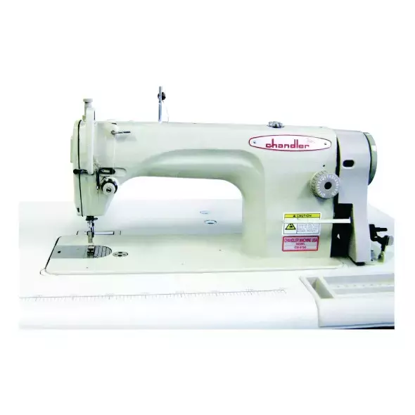 Consew Chandler Model CM8700 & CM8718 Single Needle High Speed Lockstitch Industrial Sewing Machine With Table and Servo Motor