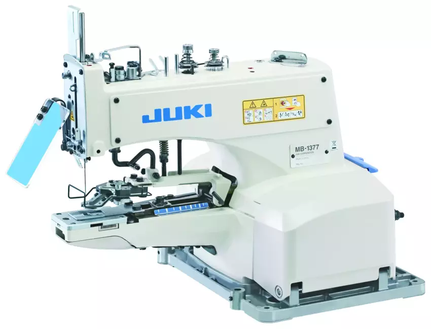 Juki MB-1373 Single Thread Chain Button Sewing Industrial Machine With Table and Servo Motor