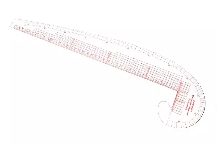 Multi-function Plastic French Curve Sewing Ruler Tailor Ruler Design Making  Clothing 360 Degree Bend Ruler Measure Tools