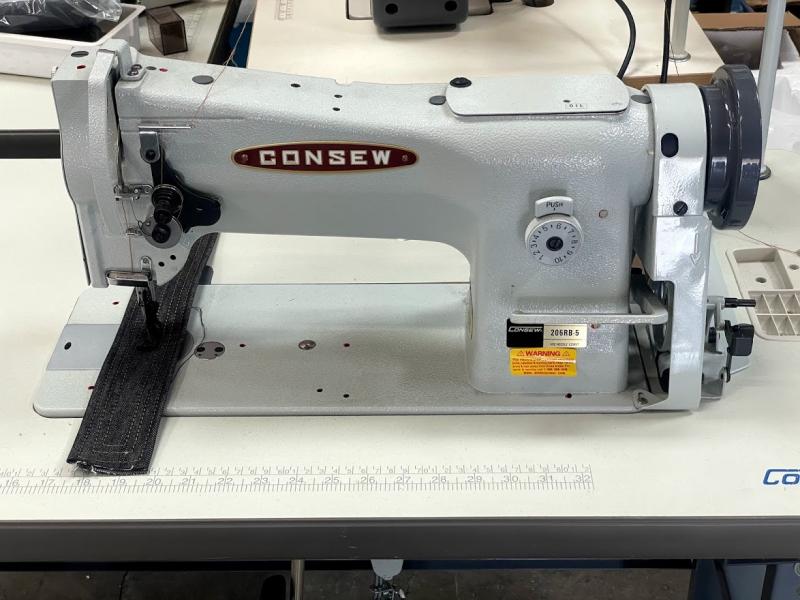 Consew 206RB5 Sewing Machine With Table and Servo Motor GoldStar Tool