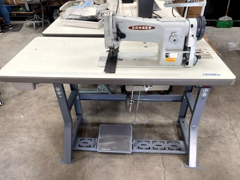 Consew 206RB-5 Sewing Machine With Table and Servo Motor | GoldStar Tool