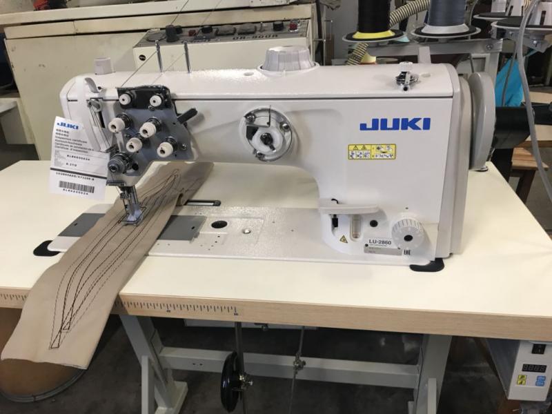 JUKI LU2860 2 Needle Unison Feed Lockstitch Industrial Sewing Machine