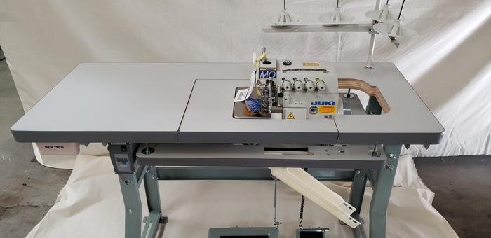 K.D table /& Servo Motor with REX LED sewing light DIY Juki Industrial 4-Thread Overlock Sewing Machine