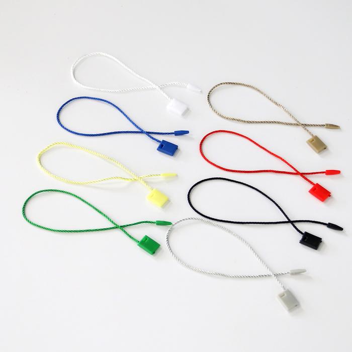 Easy to Attach 2000 Pcs Hang Tag String Fastener Ties Snap Lock White & Black Easy to Attach 2000 Pcs Hang Tag String Fastener Ties Snap Lock White & Black