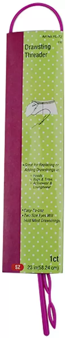 6 Pack Flexible Drawstring Threader Hoodie String Threader Drawstring Fixer  Ribbon Puller Elastic Cord Threader Easy Threader Restring Loop Tool Needle  Sewing Replacement Tools Metal Tweezers : : Office Products