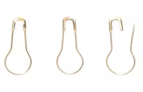 Solid Brass Safety Pins Assorted Size #00 & #0 - Dritz