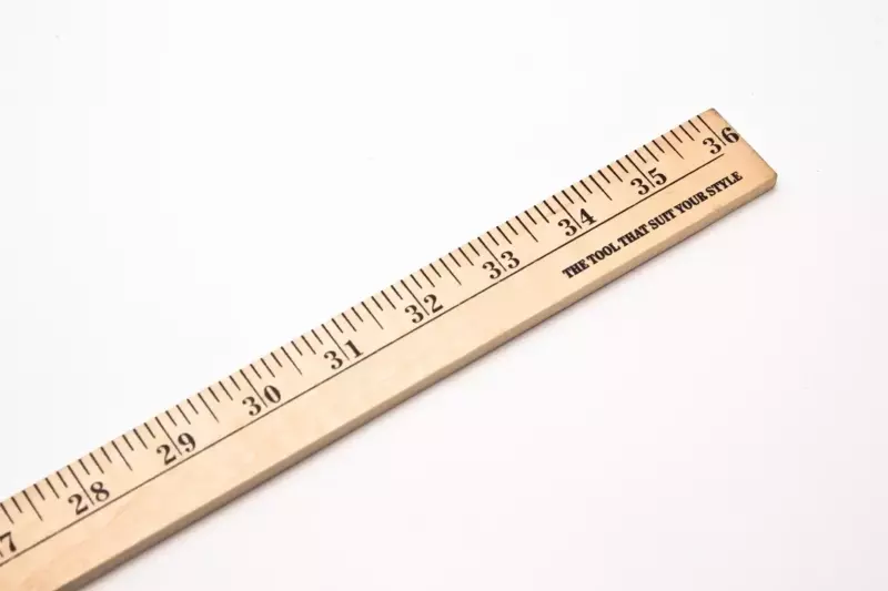 Natural Finish 12 Inch Ruler