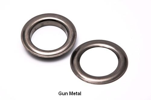 Lushes Curtains Large Nickel #12 Metal Grommets - 1-9/16 Inch Pack With Washer Eyelets