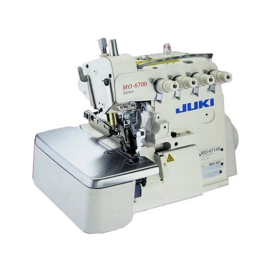 JUKI MO6814S 4Thread Overlock Industrial Sewing Machine With Table and Servo Motor