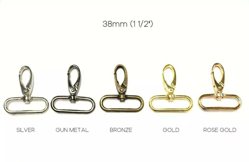 10-50pcs 3 colors 17mm 20mm 24mm High quality Deep gold Carabines Clasp Snap  hooks For Bags Purse Strap Sewing Hook Lobster - AliExpress