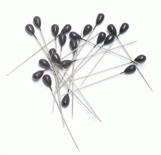 5 Sets White and Black Manmade Pearl Head Straight Pins Fixation Tool for Hand Crafts Sewing Projects Decoration Pearl Head Pin