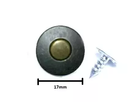 Flat Donut Tack Button For Jeans,17mm ,choose color & quantities ships from  usa