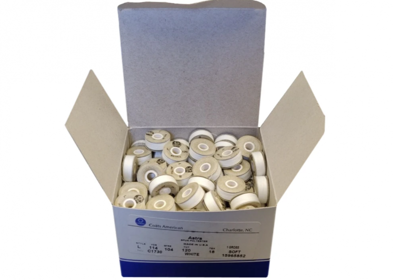 Size "L" PreWound Bobbins Coats & Clark ASTRA91380 GoldStar Tool