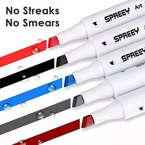 Spreey 42 Set of Dual-Tip Alcohol Art Markers