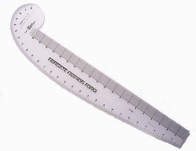 3 In 1 Styling Design Soft Plastic Ruler French Curve Hip Clothes Dress No.6501 