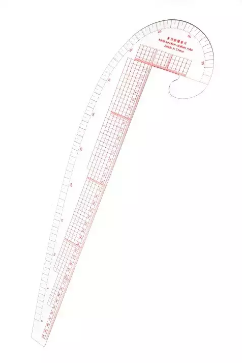 Multi-Function 3 In 1 Curved Ruler