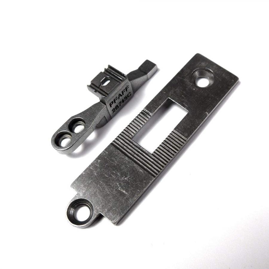 Pfaff Needle Plate / Throat Plate 26746C & Feed Dog 26745C Combo Sewing Machine Parts